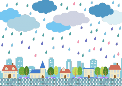 雨の日の様子