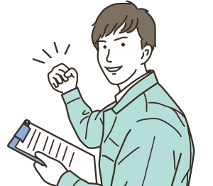 記録する作業員